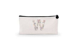 Bonamaison Digitaal bedrukt canvas etui met ritssluiting, etui met ritssluiting, pennenzak voor school, canvas voor kinderen, jongens, meisjes, 100% katoen, uniseks, 1 stuk, 21 x 12 cm