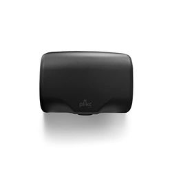 plikc Asciugamani Elettrico ad Aria con sensore-1350W, Acciai Inox AISI304, Nero