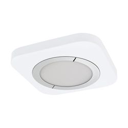 Eglo Puyo - Lampada da incasso, in acciaio, 16,5 W, colore: Bianco