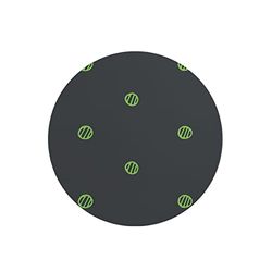Questo Casa, Round Digital Printed Mouse Pad, Non-Slip Base, for Office and Home, Diameter:22cm