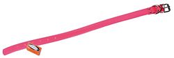 JANUEL - Collier Chien Sangle Biothane Biogold - Longueur 55cm x Largeur 25mm - Rose