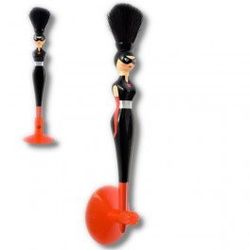 Pylones PY-CHE-BK Neck Brush Black 19.5 x 2 cm
