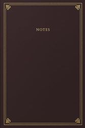 Notes – Classic Journal | 6″ x 9″ | 120 Dated & Lined Pages | Premium White Paper