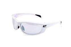 M&P 110-174 bril Mod Whitehawk lens, transparant, wit, eenheidsmaat