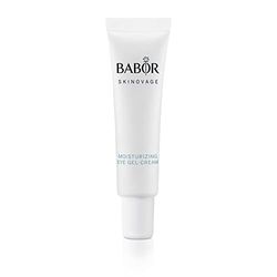 BABOR SKINOVAGE Moisturizing Eye Gel-Cream per pelli secche, Crema idratante zona occhi, Trattamento occhi con effetto anti-età, Formula vegana, 15 ml