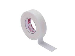 3M - Transpore Wit, Geperforeerde Chirurgische Tape, Delicate, Bidirectionele Scheur, Hypoallergeen, Ademend, Maat 13 mm x 9,14 m, Pack van 24 Rolls.