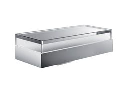 Emco Liaison 182100104 Distributeur de Savon Liquide 250 ML Verre Mat/Chrome Distributeur de Savon Liquide - 182100104