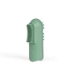 GRÜNSPECHT Brosse à dents naturelle en caoutchouc naturel, pour le massage des gencives et le nettoyage des dents, sans BPA, 1 pièce (687-V1)