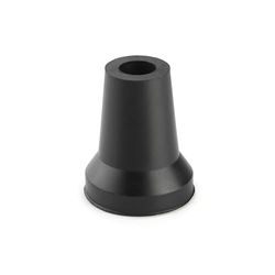 Tappo Esterno in Gomma Ø 17 mm con rondella, Ideale per stampelle e bastoni, fornisce stabilità e Protezione su superfici Varie.