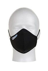 Mascarillas Higiénicas Homologadas De Tela Reutilizables. Lavable, Color Negro, Talla 1, 1 Unidad. Metramed.