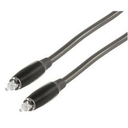 HQ High-End - Cabo de fibra ótica com conectores arredondados com luz (3 m)