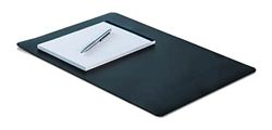 Durable Desk Mat with ContouRed Edges in Black | 42 x 30 cm | Pack of 1 | ComforTable To Use | Ideal for Offices, Meeting Rooms, Home Office, etc.