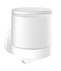Emco Distributeur de Savon Liquide Rond, Fonctionnement à Une Main, métal, Blanc, Normal