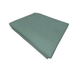 PENSIERI DELICATI Bedlaken voor tweepersoonsbed, 250 x 300 cm, laken voor tweepersoonsbed van 100% katoen, gemaakt in Italië, kleur groen
