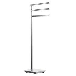 Smedbo FK604 Outline Lite Porte-Serviettes à 3 Bras Acier Inoxydable Argent 17,5 x 34 x 78 cm