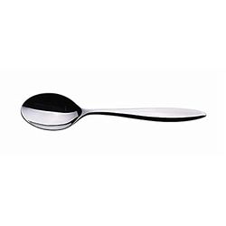 Genware NEV-TES-TD Teardrop Tea Spoon, 18/0