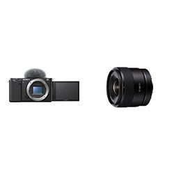 Sony Alpha ZV-E10 | Vlog Camera con obiettivo intercambiabile mirrorless APS-C + obiettivo SEL11F18