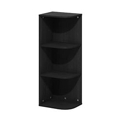 Furinno Pasir Estantería Abierta Librería de 3 Niveles, Esquinera, Roble Francés