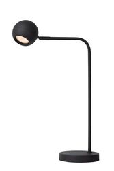 LUCIDE COMET - Lampe de table rechargeable - Batterie - LED à intensité variable - 1 x 3 W 2700 K - 3 StepDim - Noir