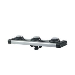 Railblaza 03410311 Trac Port Dash 350 aluminium profiel met 3 StarPort houders, zilverkleurig