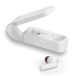 Hama Casque Bluetooth Spirit Pocket (True sans Fil avec boîtier de Chargement, écouteurs Intra-Auriculaires Blanc