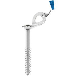 Petzl, Laser Speed, Ultra-Presterende Ijs Nagel Met Geïntegreerde Crank, Blauw, 17 Cm, Unisex-Volwassene