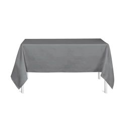 TODAY 256402 Polyester Tablecloth 150 x 250cm, polyester, Canon de fusil/Gris Anthracite, 150x250 cm