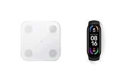Xiaomi Mi Smart Band 6 en schaal