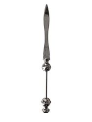 Glorex 097-Tagliacarte in Acciaio, Circa 17 cm, per Argilla da Modellare con estremità svitabile, Come Regalo Creativo, Colore Silver, ca. 17,5 cm, 6 8700 097