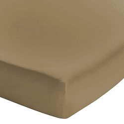 Plain Washed Cotton Fitted Sheet, Soft Line, 90 x 190 cm, Made in France