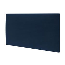 MOLLIS Panel de Tapicería, Panel de Pared Rectangular y Decorativo, Adecuado como Cabecero de Cama o Protección contra Impactos, Reduce el Sonido y Mejora la Acústica, en Espuma, 60x30 cm, Azul Oscuro
