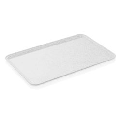 WAS Germany 9710 531 Série 9710 Plateau en polypropylène Gris Clair 53 x 37 cm