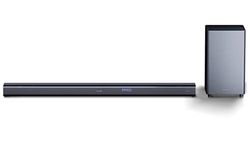 SHARP HT-SBW800, 5.1.2 Dolby Atmos soundbar met 3D surround sound en draadloze subwoofer, Bluetooth, 4K-ervaring, HDMI ARC/CEC, zwart