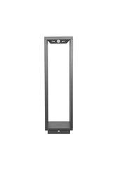 Zafferano, Home Solar Lamp, Lampadaire Sans Fil avec Panneau Solaire et Capteurs de Mouvement, Adapté à l'Extérieur, Variateur, 3000 K, Hauteur 50 cm, Couleur Gris Foncé