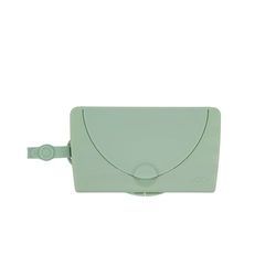 Ubbi On-the-go babydoekjesdispenser, draagbare doekjescontainer voor reizen, luiertas accessoire voor pasgeborenen, herbruikbare doekjeshouder, saliegroen