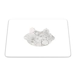 Bonamaison, Tappetino per mouse rettangolare con stampa digitale pop art, base antiscivolo, per ufficio e casa, dimensioni: 22 x 18 cm