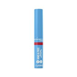 Rimmel London, Balsamo labbra colorato Kind & Free - 005 - Turbo Red, 4 g