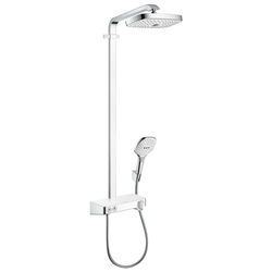 Hansgrohe 27126000 Raindance Select E-Lampada da Doccia, Cromo, 30 centimeters