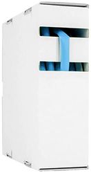 Hongshang 2111114068 Gaine thermorétractable sans colle bleue 19,00 mm 9,50 mm Taux de rétrécissement : 2:1 5 m