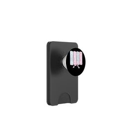 Patrón Pastel Floral Mamá Con Lazo Rosa PopSockets PopWallet para MagSafe