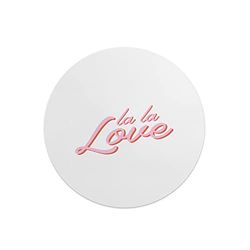 Questo Casa, Round Digital Printed Mouse Pad, Non-Slip Base, for Office and Home, Diameter:22cm