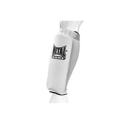 Metal Boxe Protège-tibia Blanc Taille M