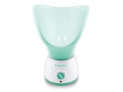 BEPER 40.967N Sauna Pulizia Viso - Vaporizzatore Facciale per Impurità della Pelle, Bianco/Verde