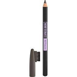 Maybelline New York 2 in 1 Eyebrow Pencil with Sharpenable Tip and Soft Brush Express Brow 05 Deep Brown