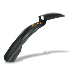KS SKS Germany SHOCKBLADE Dark 26'' + 27.5'' parafango Anteriore con Ampio Spoiler, Accessori Bici per Mountain Bike (2 componenti dirtboard, Fino a Max. 3.0 Pollici di Larghezza Pneumatici), Nero