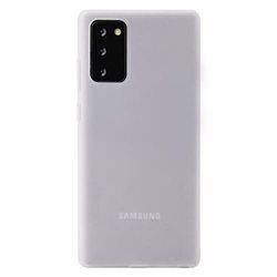 Ultradunne Samsung Galaxy Note 20-hoes, [schokbestendige, krasbestendige valbescherming] stijlvolle zachte TPU, dun, dun, matte telefoonhoes voor Samsung Galaxy Note 20 – wit