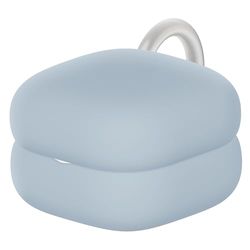 Sony Housse de boitier LinkBuds Fit - Anneau Facile à Clipser, personnalisez Vos écouteurs, Uniquement pour LinkBuds Fit - Bleu cendré