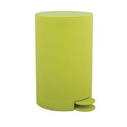 MSV, Poubelle à cosmétiques Modèle Osaki, 3 litres, Couvercle, Poubelle à Pédale pour Toilettes Salles de Bain, Compact, Petit Espace, avec Récipient intérieur Amovible, Vert