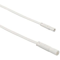 Elektra Mni-stekker verlengkabel met mini-aansluiting 230 V, 1000 mm verlenging, kunststof wit