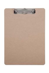 MAUL Clipboard Maulbasic, Clipboard, Din A4 Portrait, Hard Fibre Wood, Recyclable, 8 mm Clamping Width, 2392070